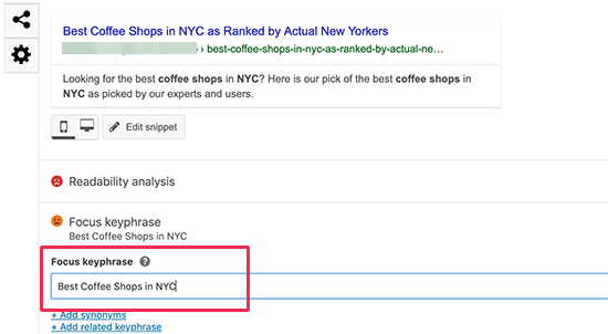 organic traffic on WordPress site
